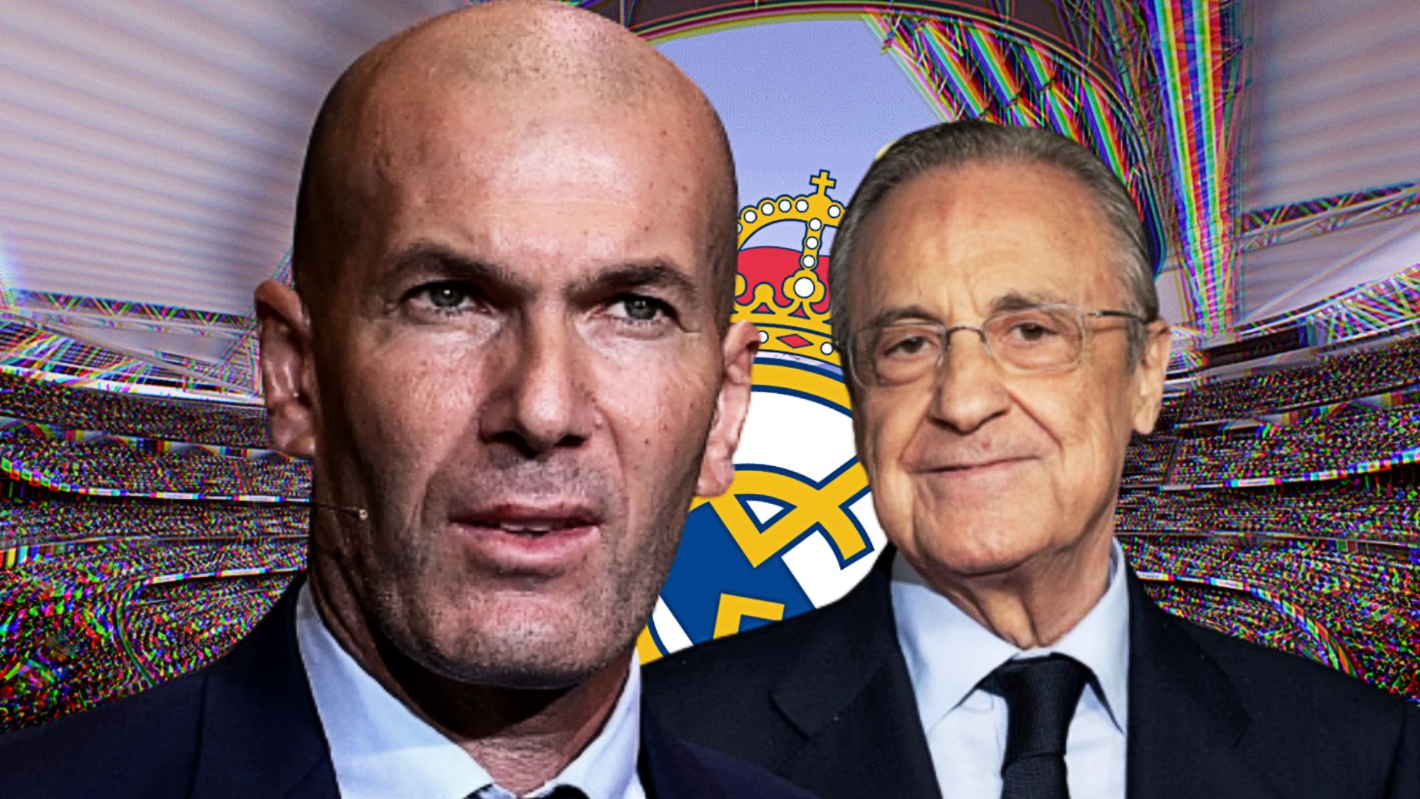 Zinedine Zidane y Florentino Pérez