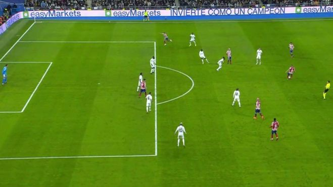 El fallo de Ferland Mendy en el gol del Atlético de Madrid