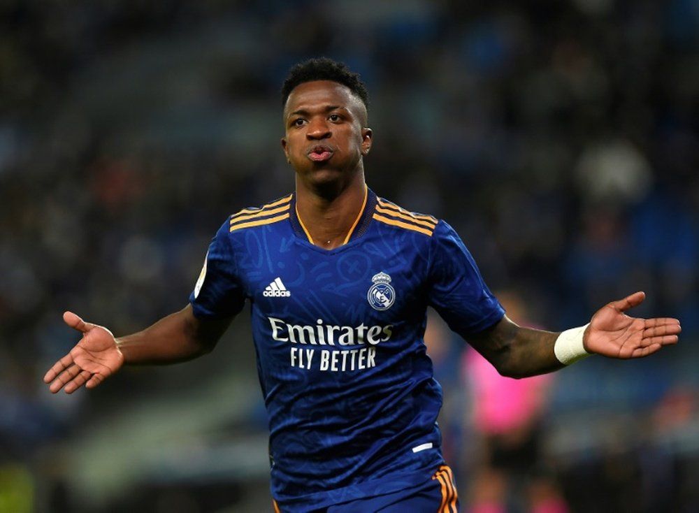 Vinicius Jr celebrando un gol 