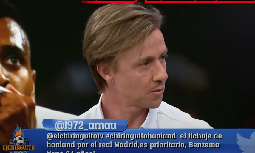 El exmadridista Guti en 'El Chiringuito' 