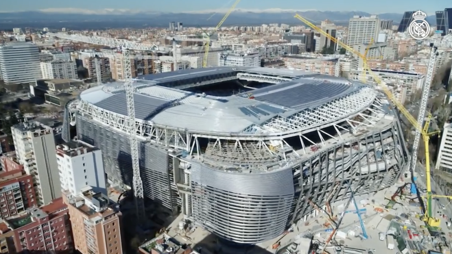 Las vistas del Santiago Bernabéu desde fuera
