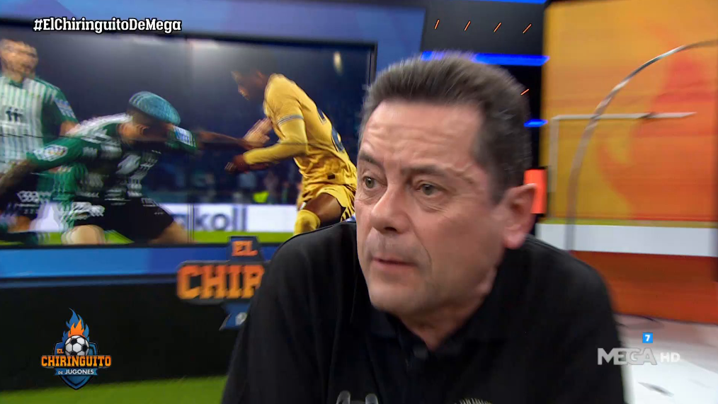 Tomás Roncero, indignado en El Chiringuito