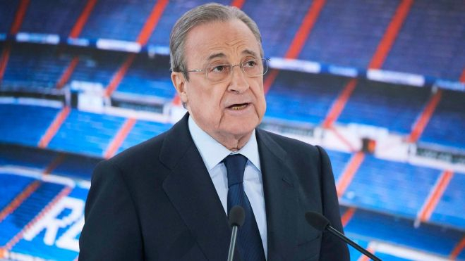 Florentino Pérez, indignado con el arbitraje del partido de ayer