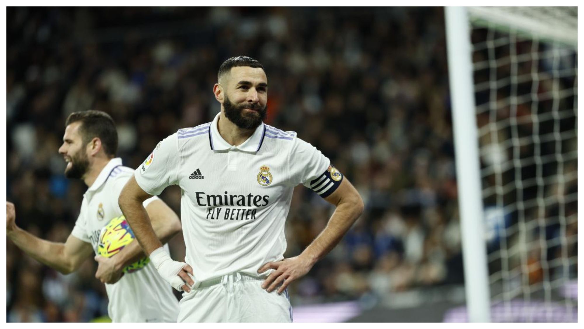 Karim Benzema con el Real Madrid