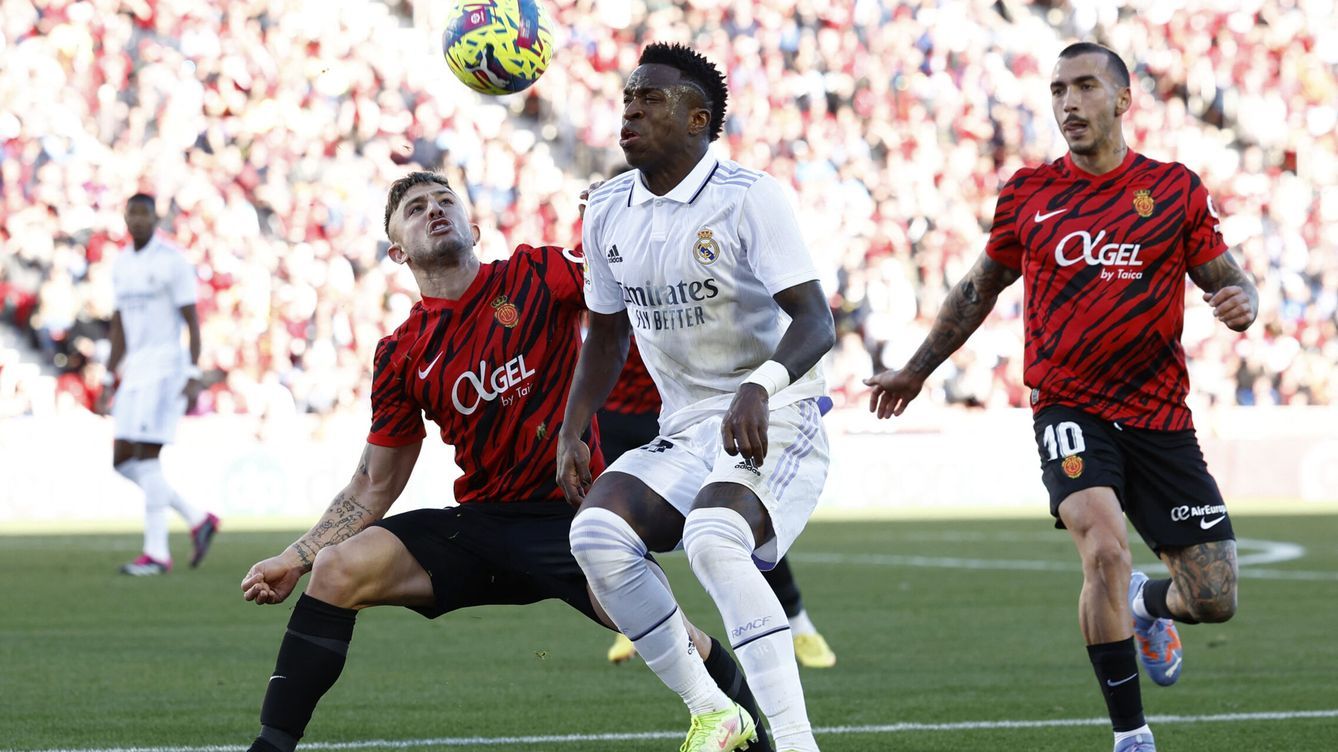 Vinicius fue el gran objeto de faltas del Mallorca 