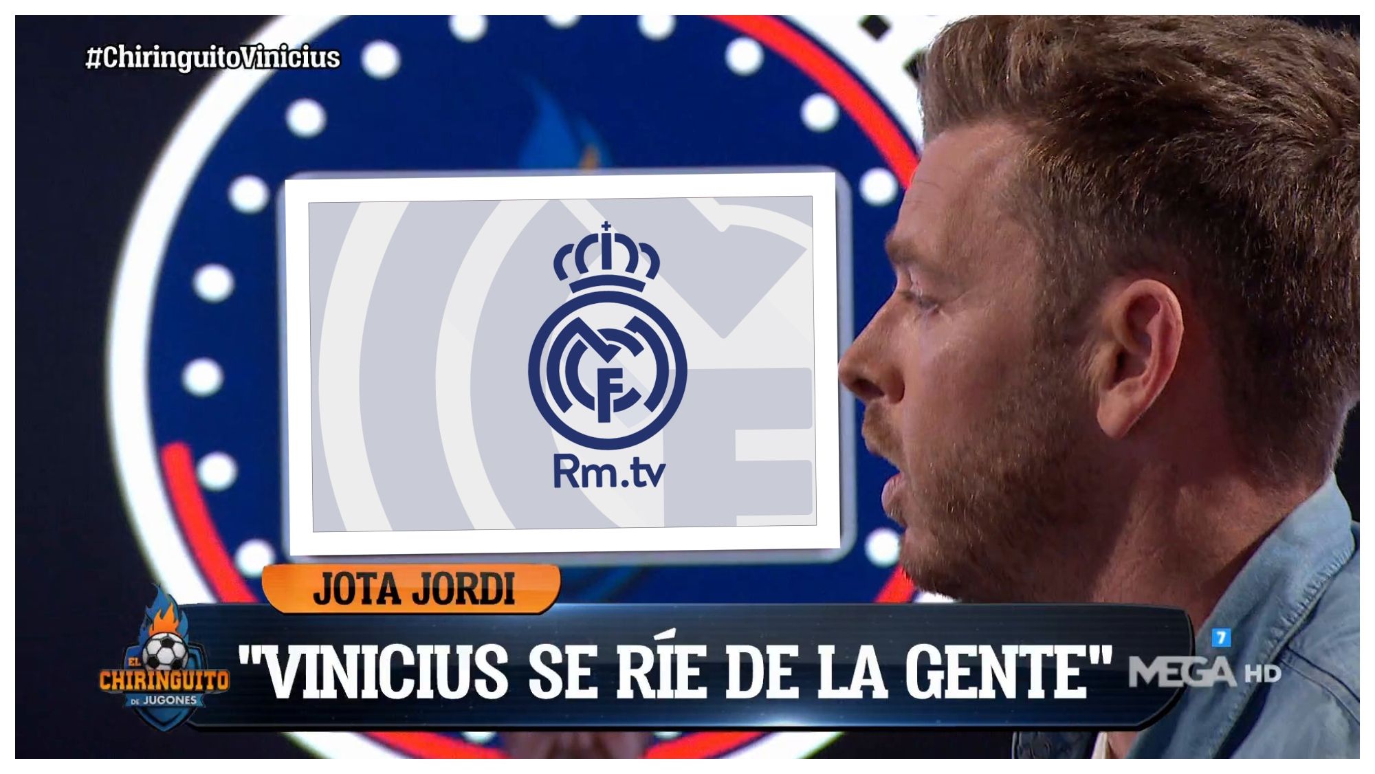 Jota Jordi en El Chiringuito, provoca reacciones en RMTV