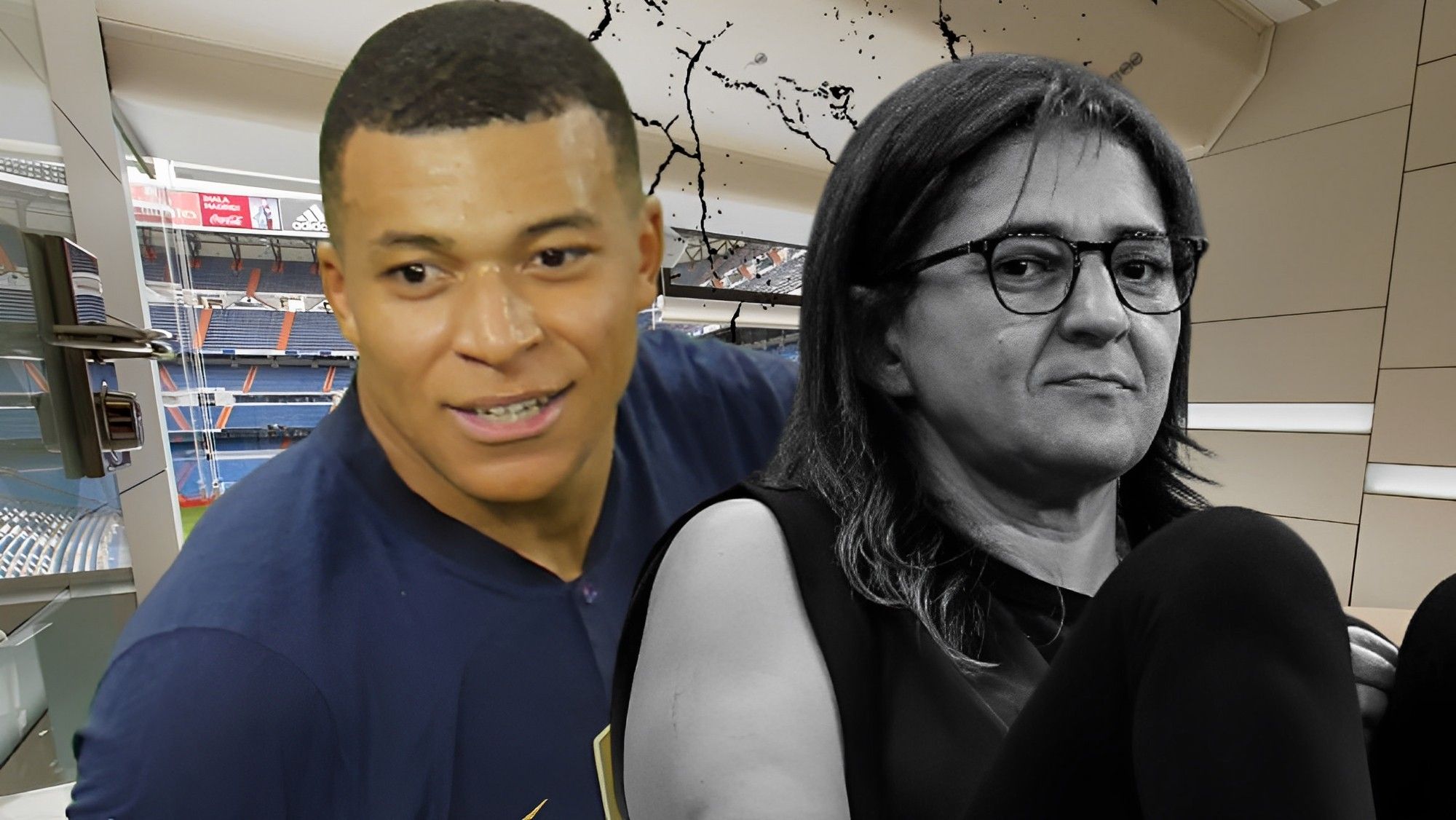 Mbappé y Fayza Lamari