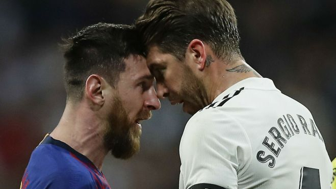 Messi y Sergio Ramos Messi y Sergio Ramos