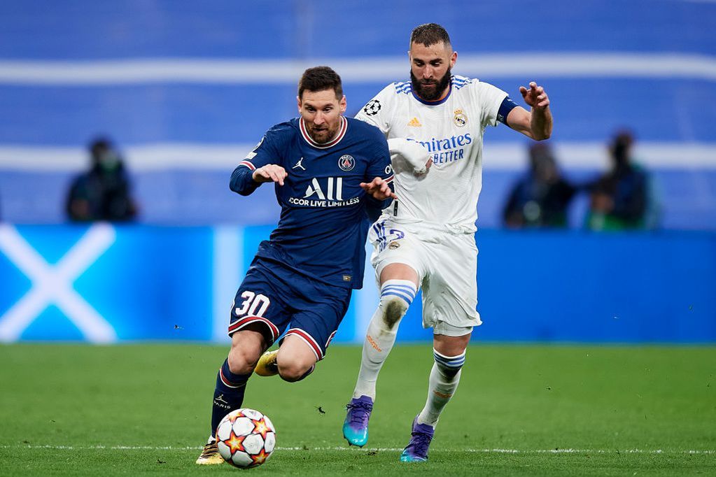 Messi y Benzema en el último choque que les enfrentó