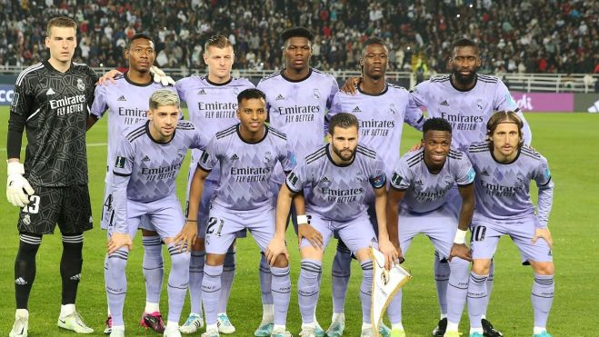Once del Real Madrid en semifinales Once del Real Madrid en semifinales