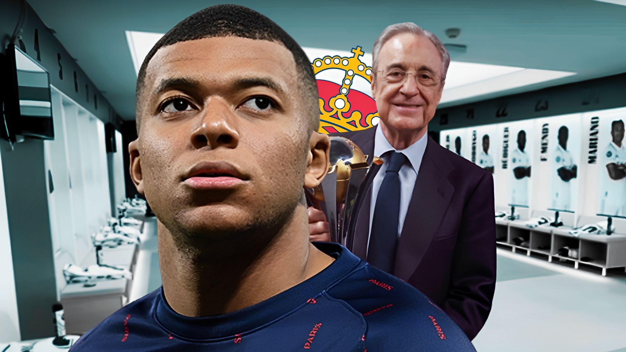Kylian Mbappé y Florentino