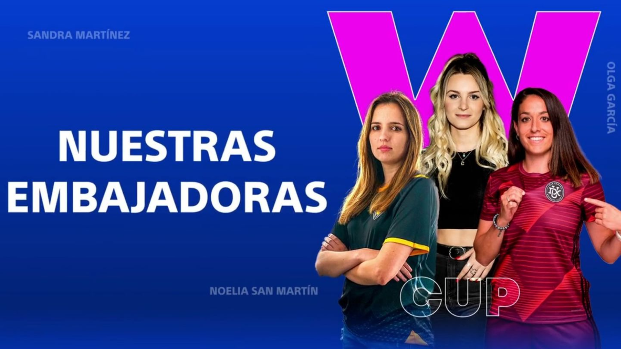 Olga García, Sandra Martínez y Noelia San Martín son las elegidas para representar este importante torneo
