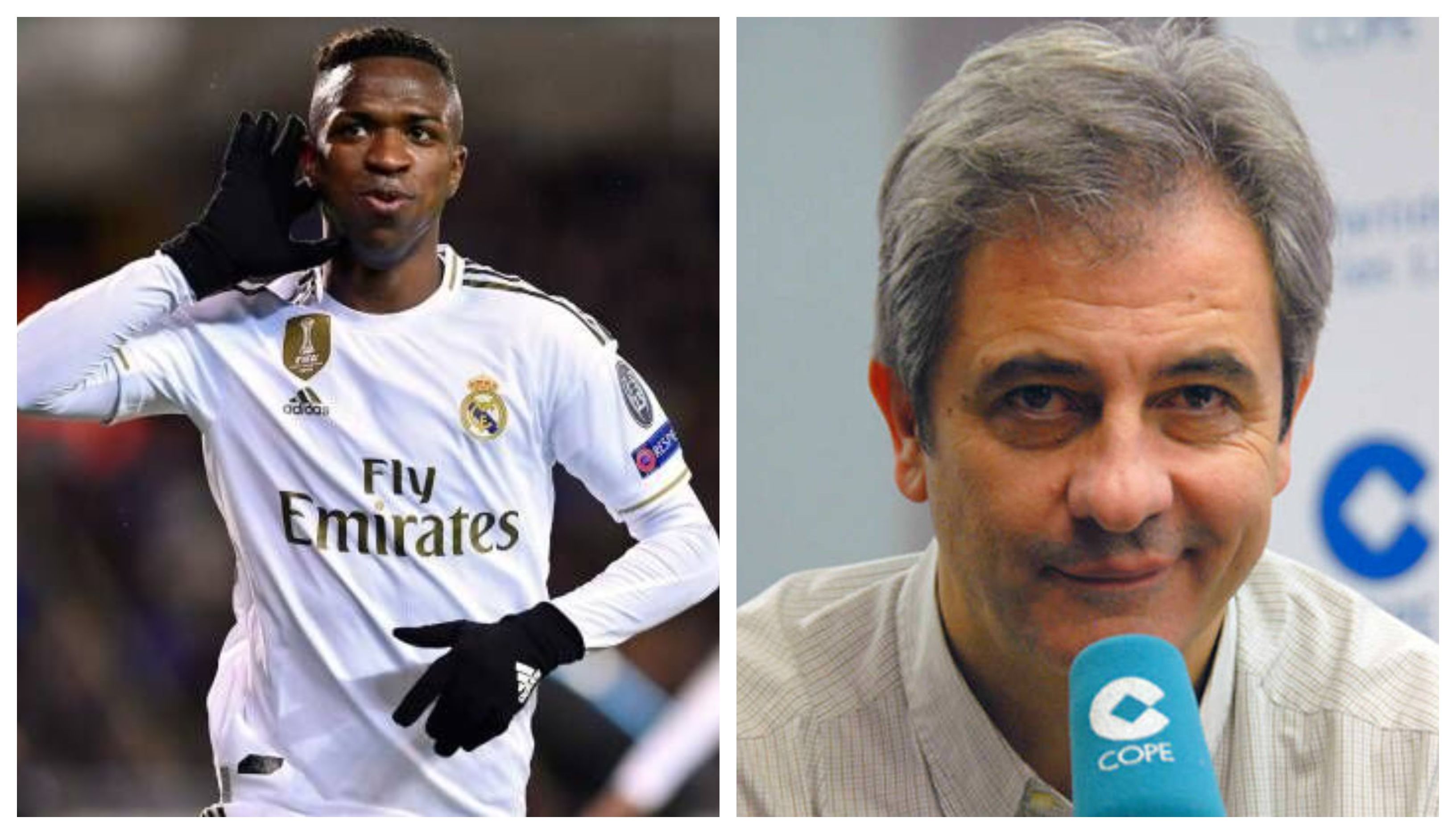 Vinicius Junior y Manolo Lama