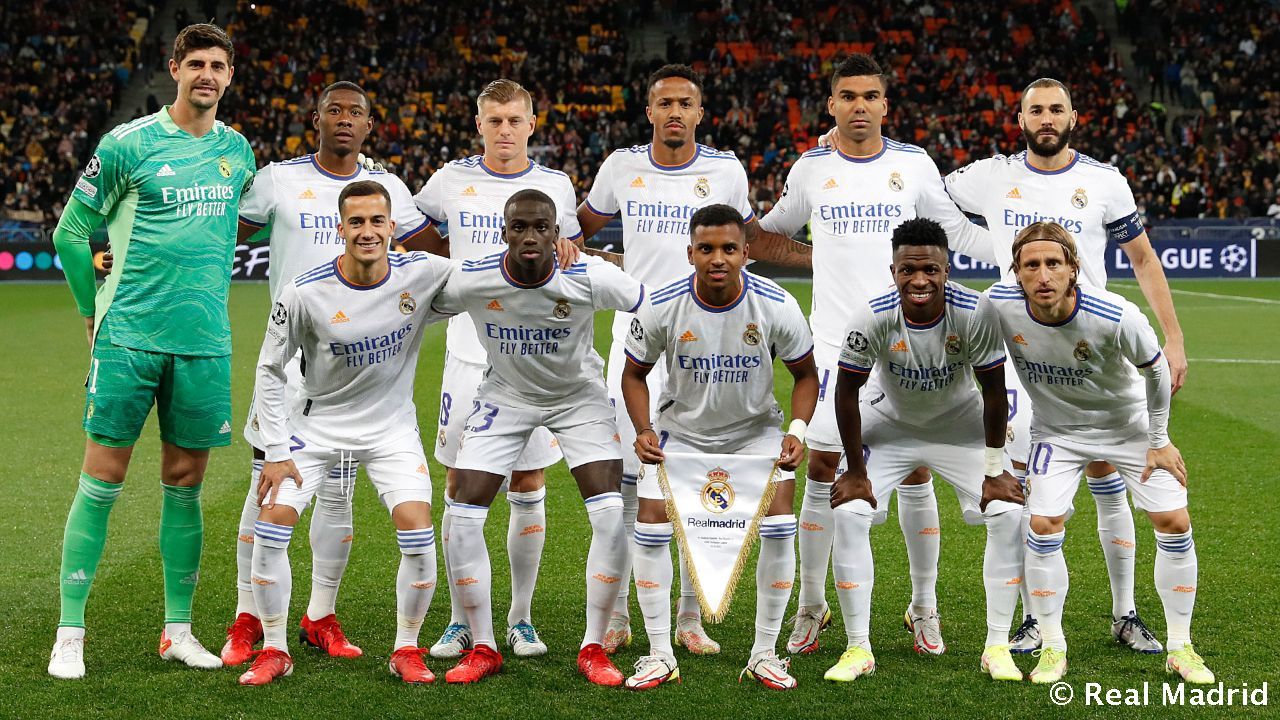 Once inicial del Real Madrid