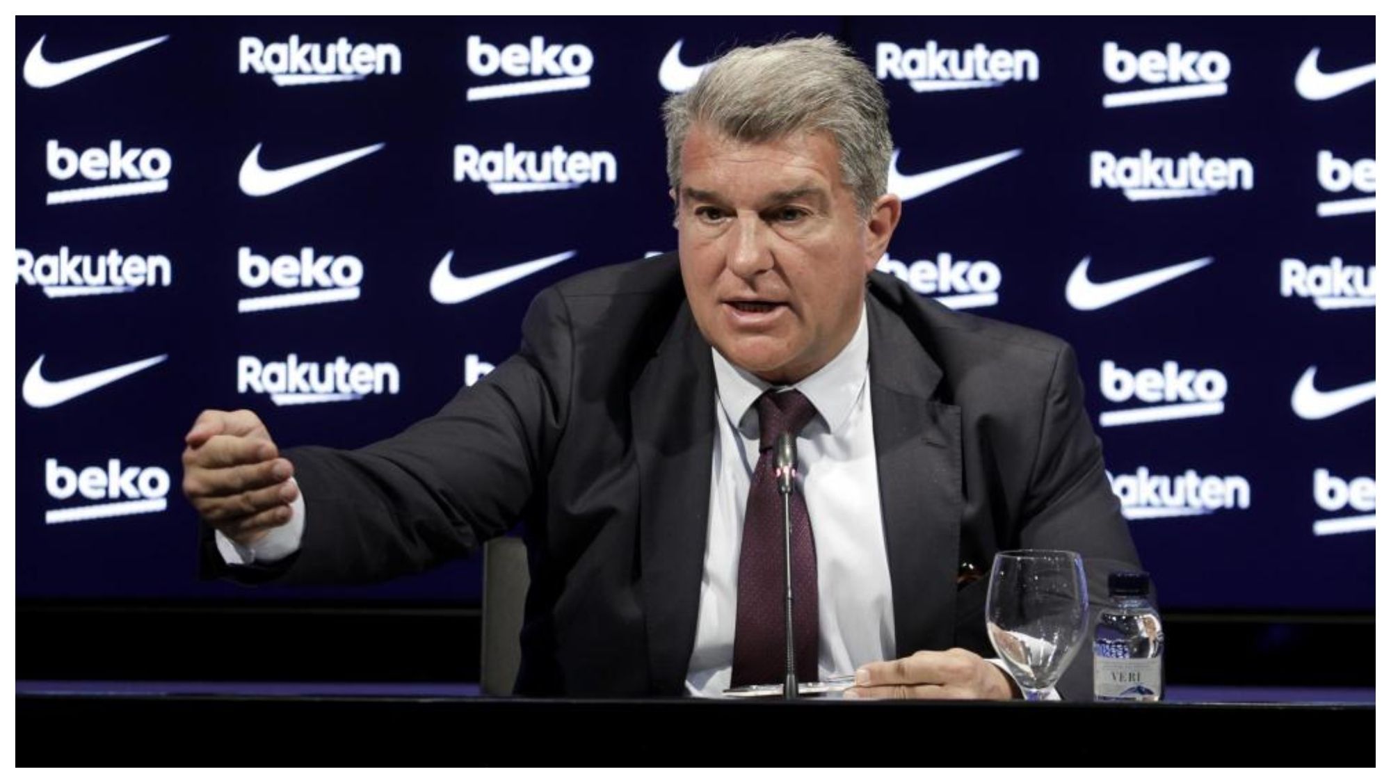 Joan Laporta, presidente del Barça