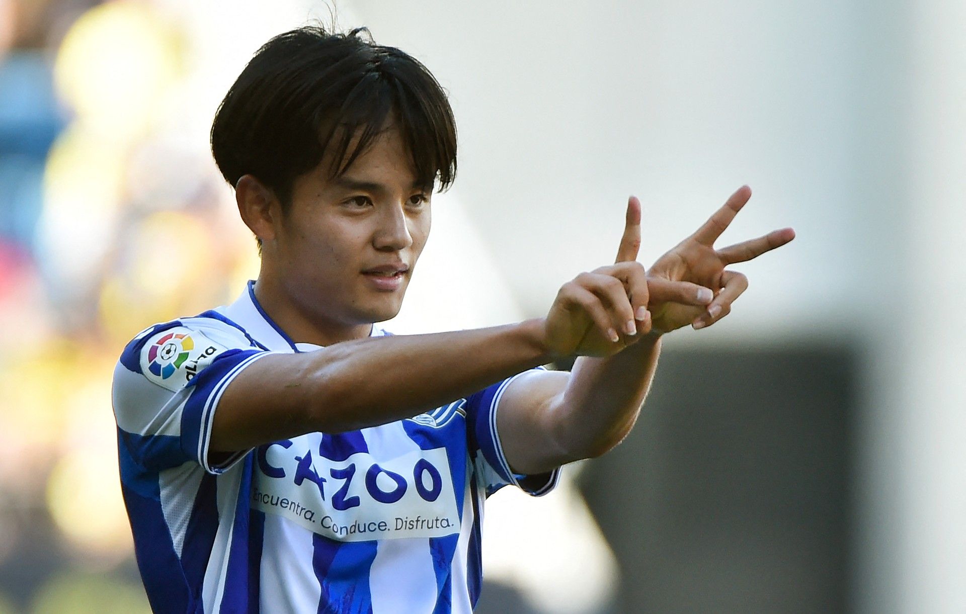 Takefusa Kubo con la Real Sociedad 