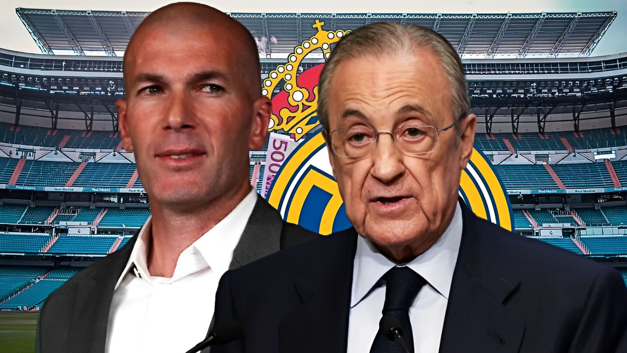 Zidane y Florentino Pérez