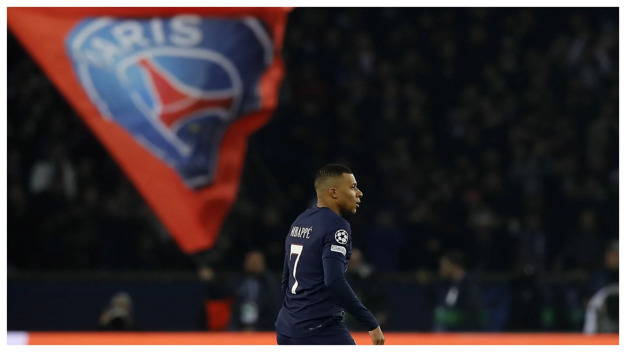 Kylian Mbappé con el PSG