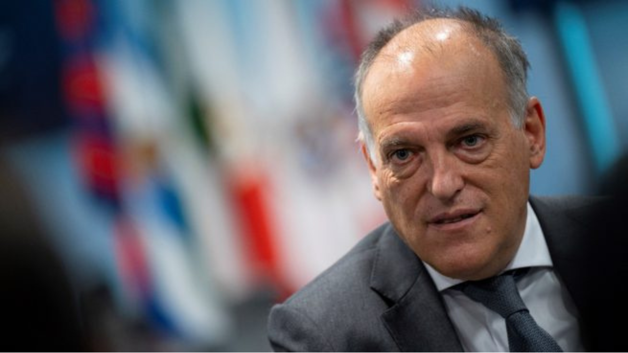 Javier Tebas es el presidente de la Liga 