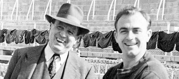Di Stéfano y Santiago Bernabéu