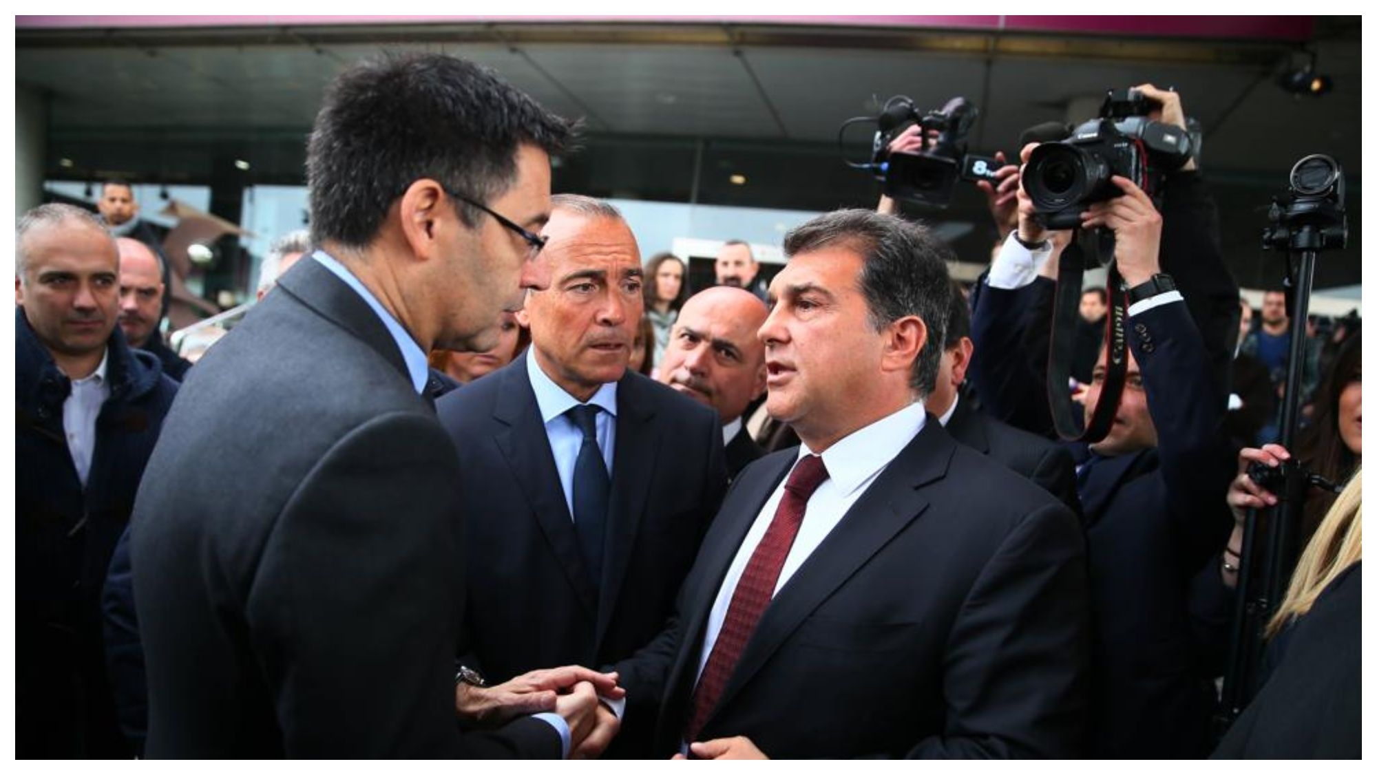 Bartomeu y Laporta, presidentes del Barça
