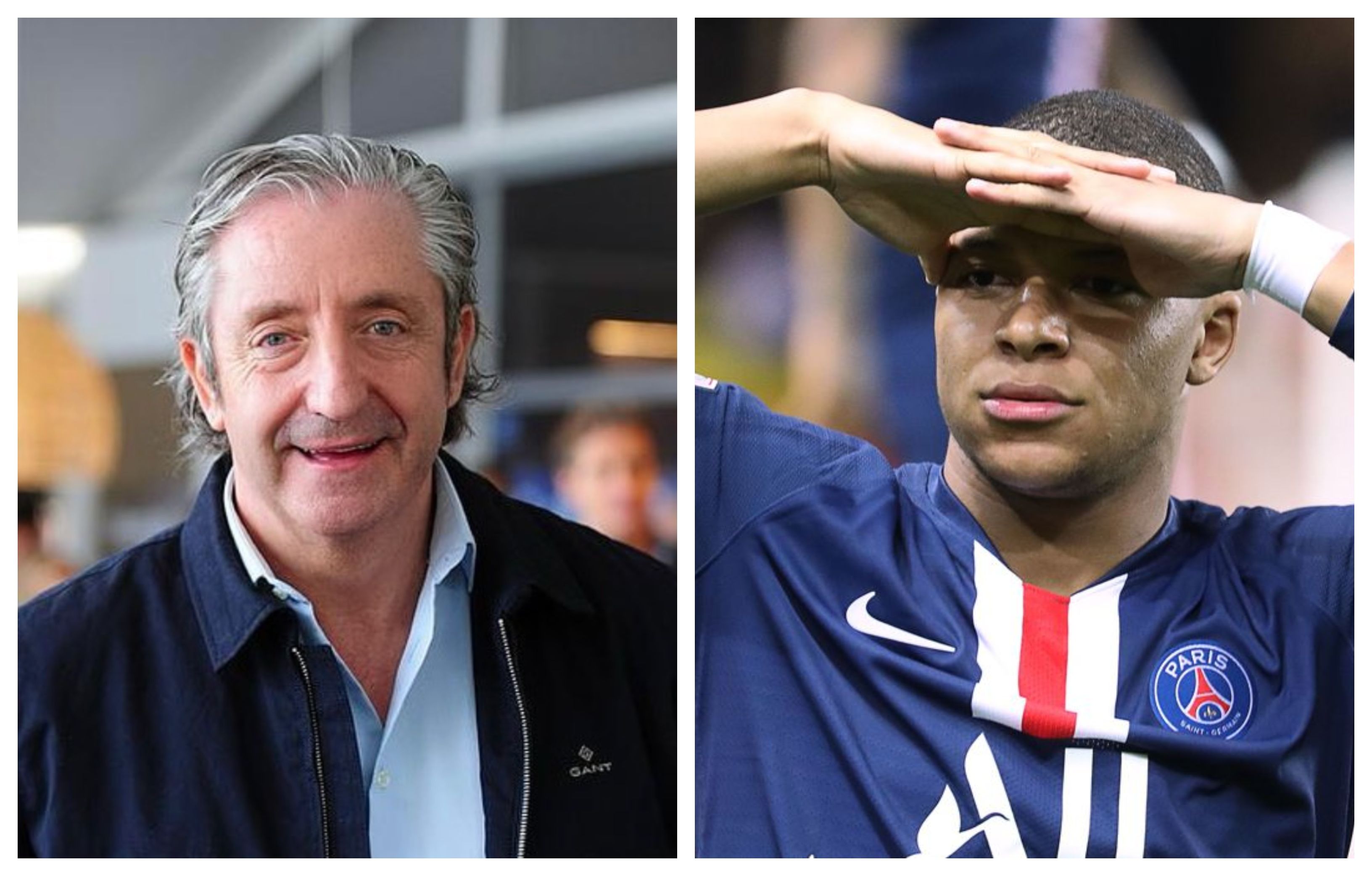 Josep Pedrerol y Kylian Mbappé