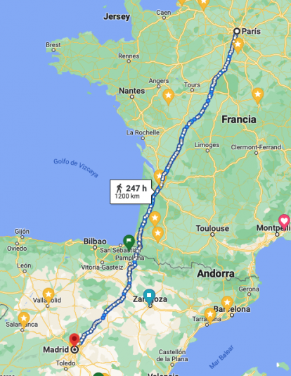 Posible recorrido de Alfredo Duro