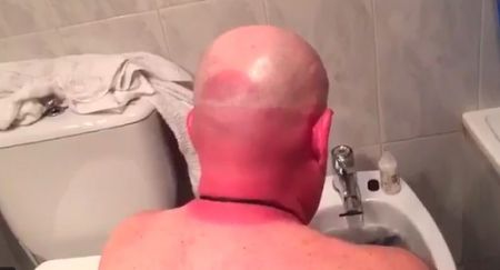 Así acabó Alfredo Duro en su primera jornada de peregrino