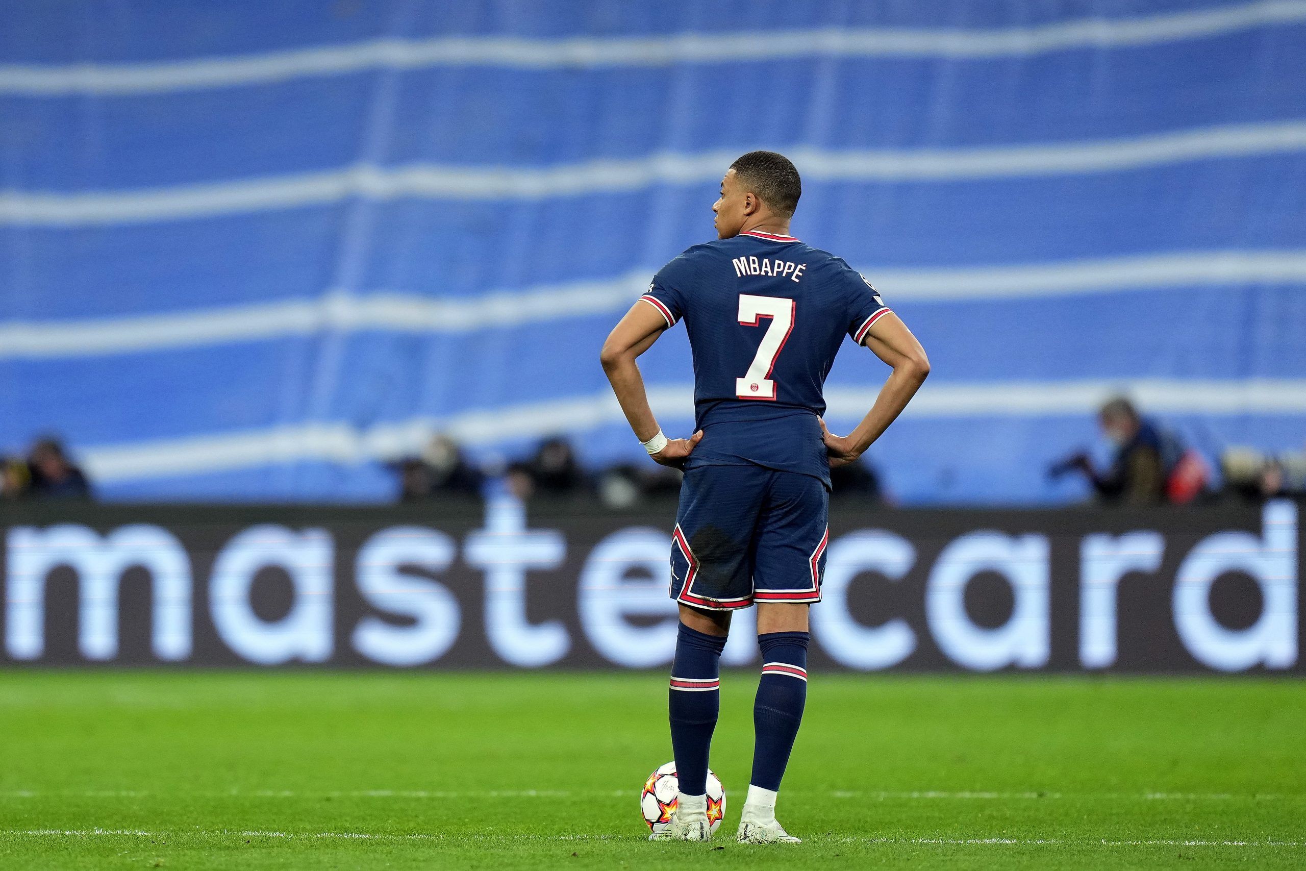Mbappé vs el Real Madrid la temporada pasada