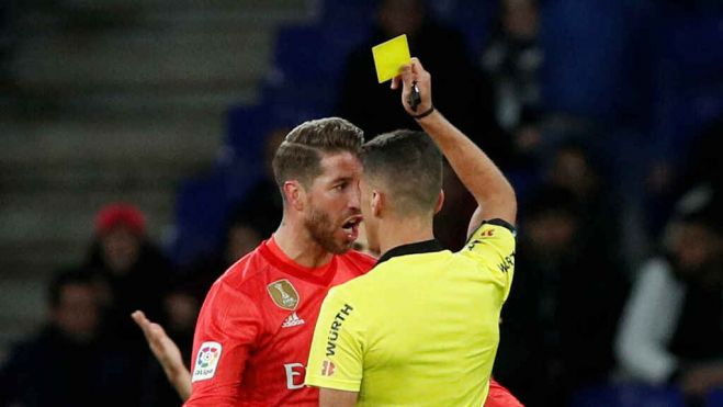 Sergio Ramos es amonestado Sergio Ramos es amonestado