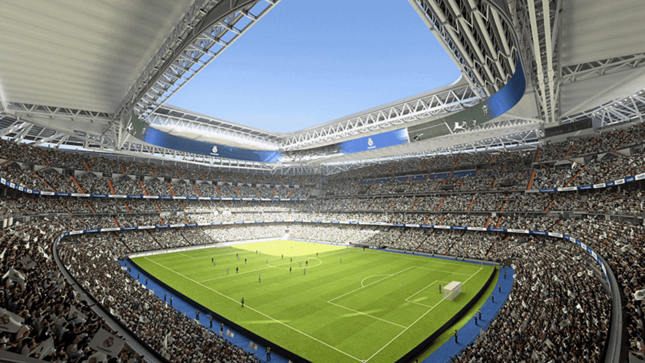 El Bernabéu ya está entre los mejores del mundo y todavía no está ni  finalizada su obra