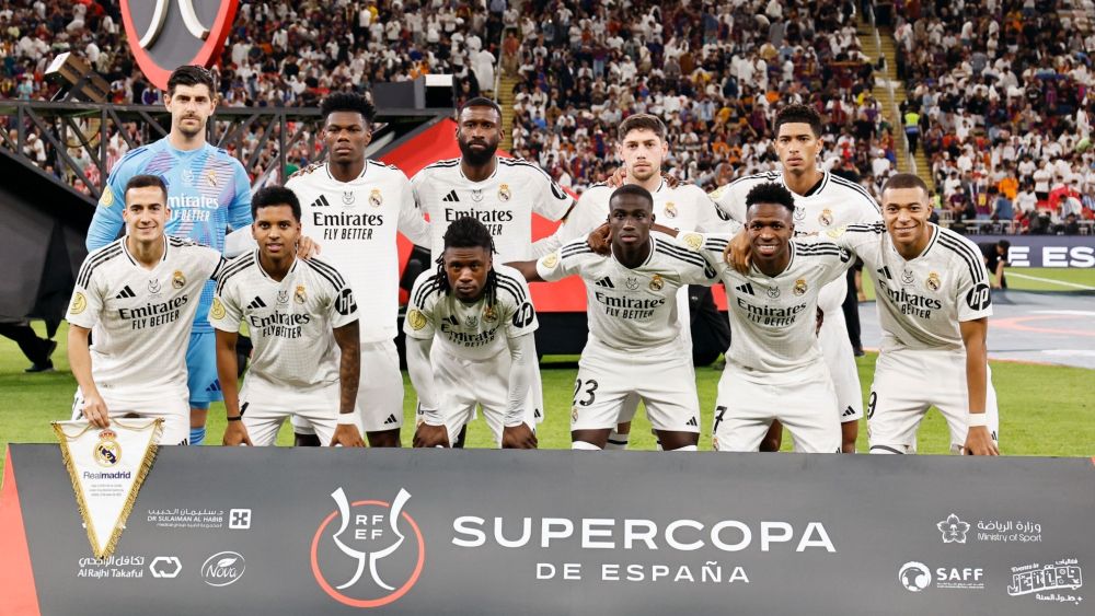Once del Real Madrid en la final de la Supercopa de España Once del Real Madrid en la final de la Supercopa de España