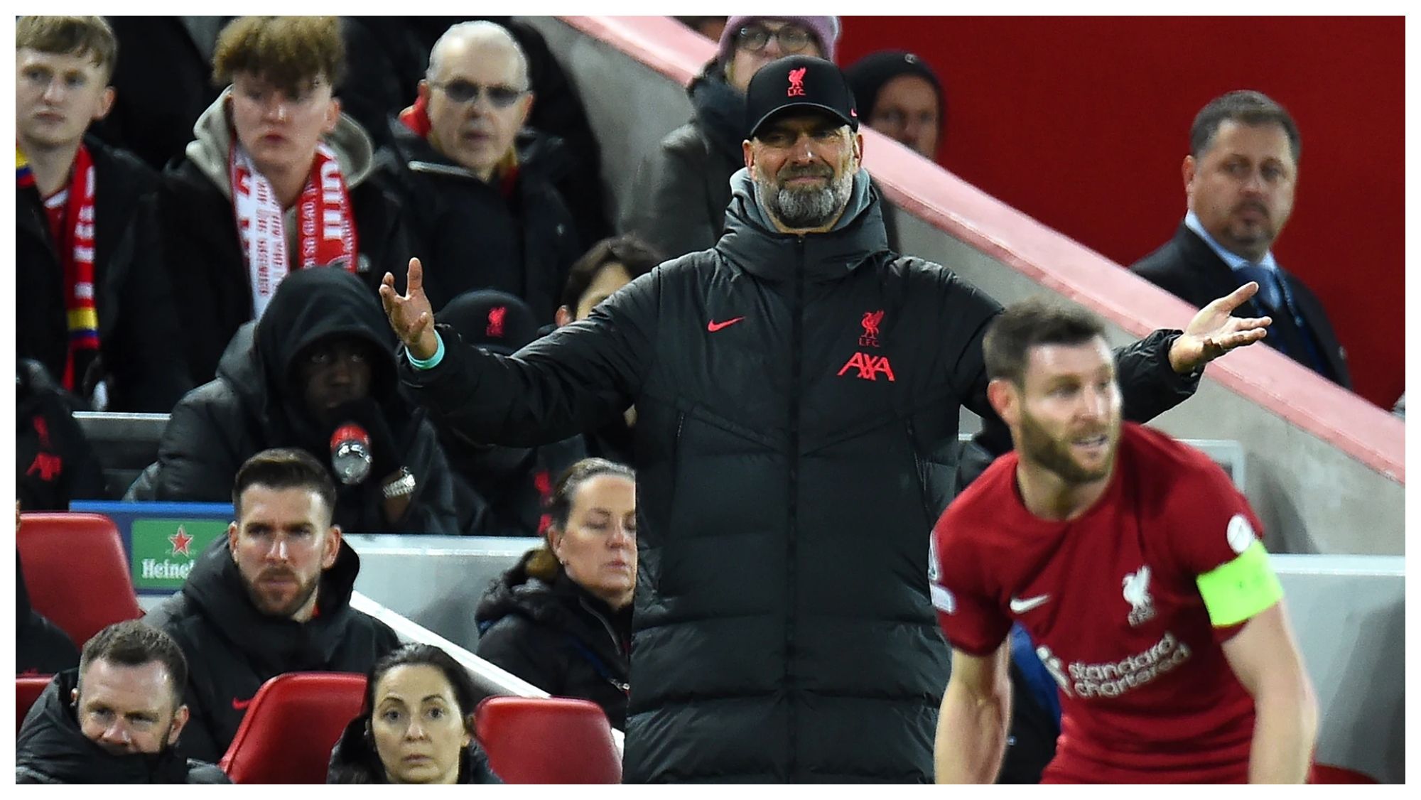 Jürgen Klopp frente al Real Madrid