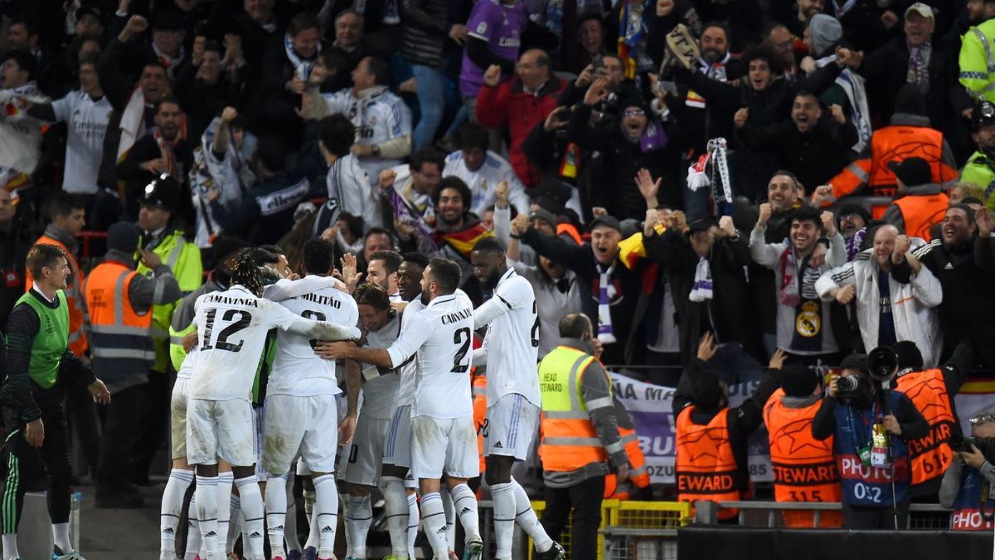 El Real Madrid conquistó Anfield