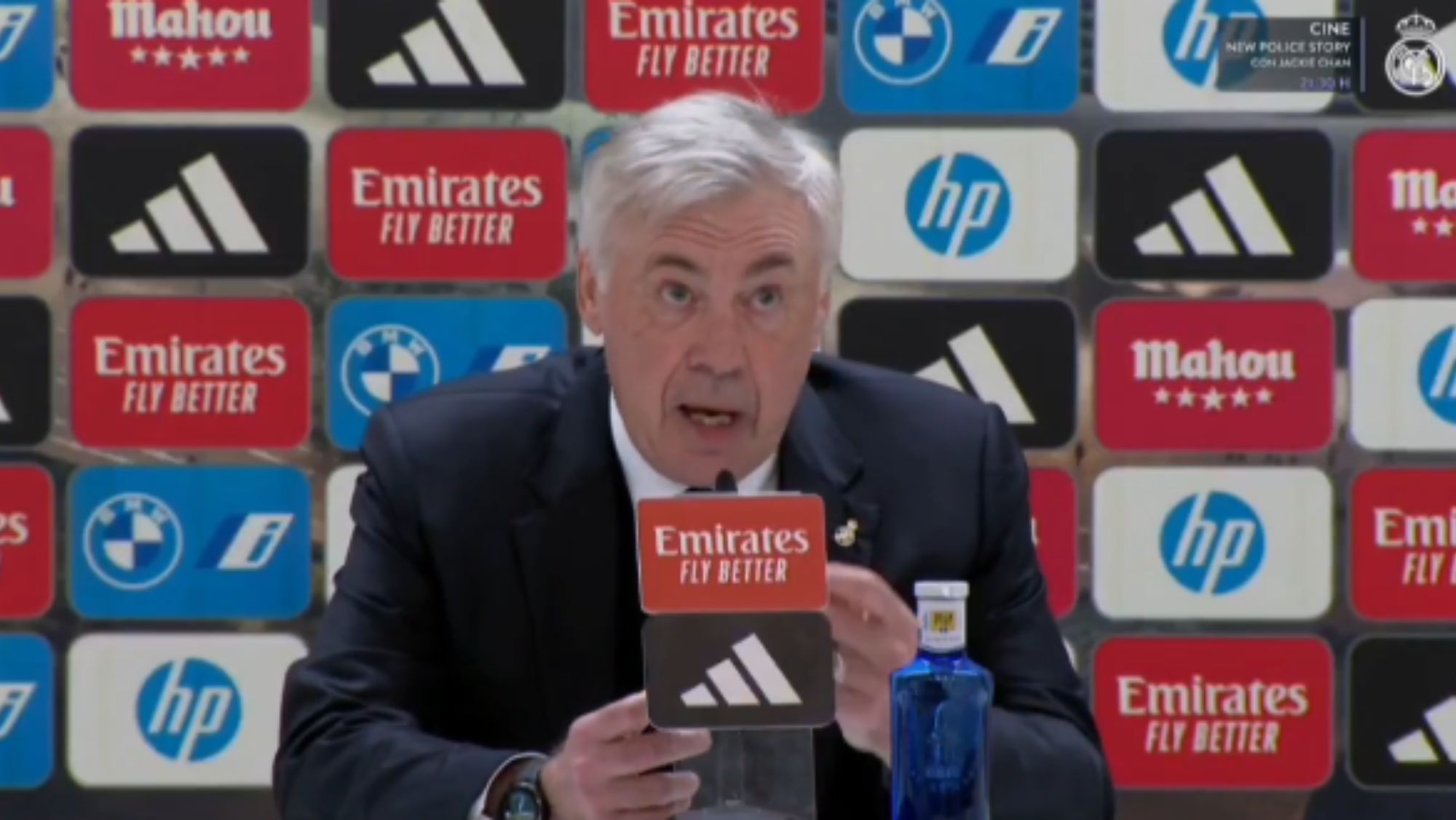 Carlo Ancelotti responde a los pitos de la afición