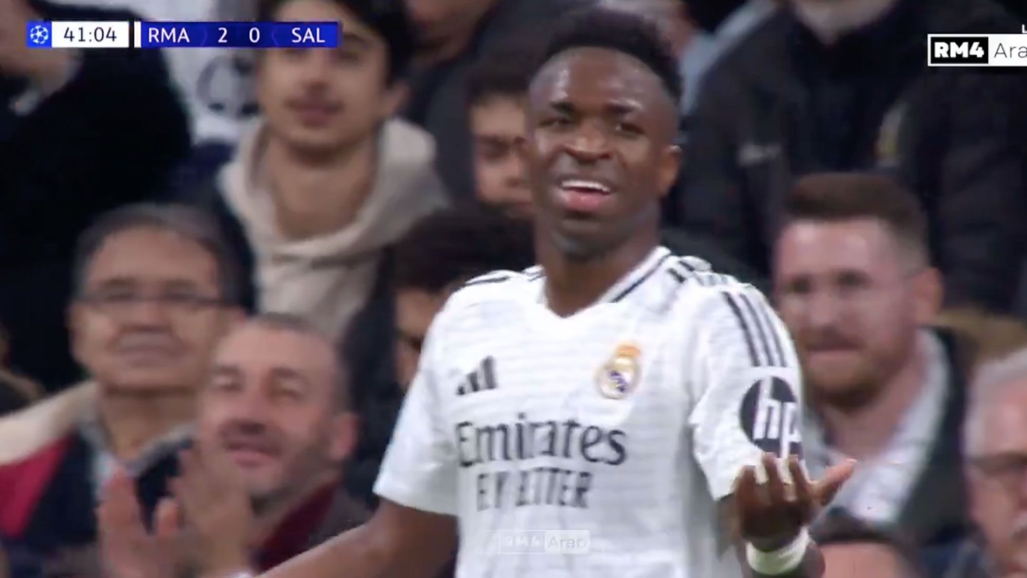 Vinicius K.O., ni Liga ni Champions, la historia se repite y está fuera del equipo  Vinicius K.O., ni Liga ni Champions, la historia se repite y está fuera del equipo