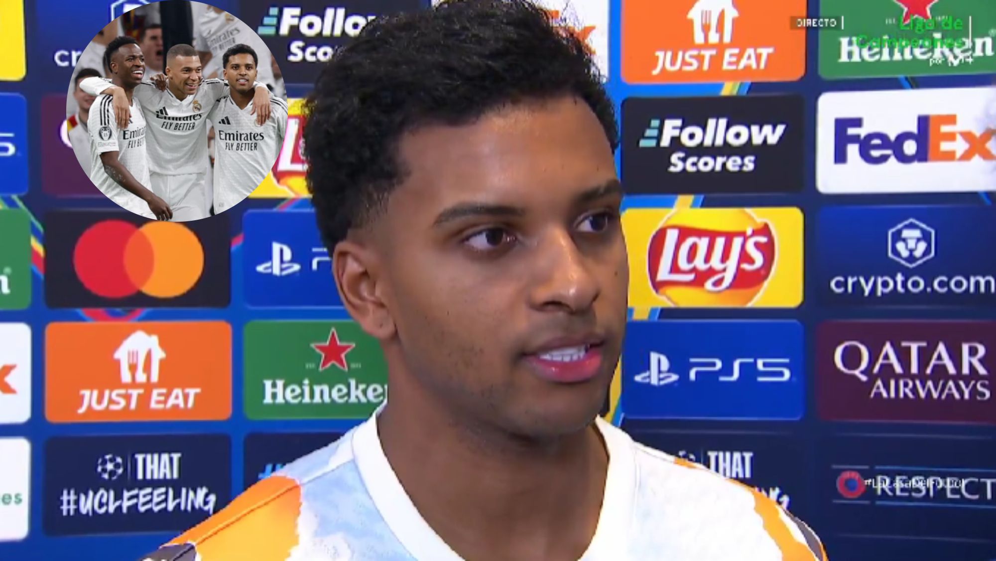 Rodrygo demuestra a la perfección el compañerismo que hay en el vestuario de Carlo Ancelotti Rodrygo demuestra a la perfección el compañerismo que hay en el vestuario de Carlo Ancelotti