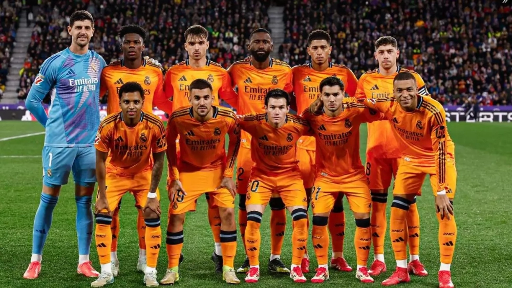 Once del Real Madrid frente al Valladolid Once del Real Madrid frente al Valladolid