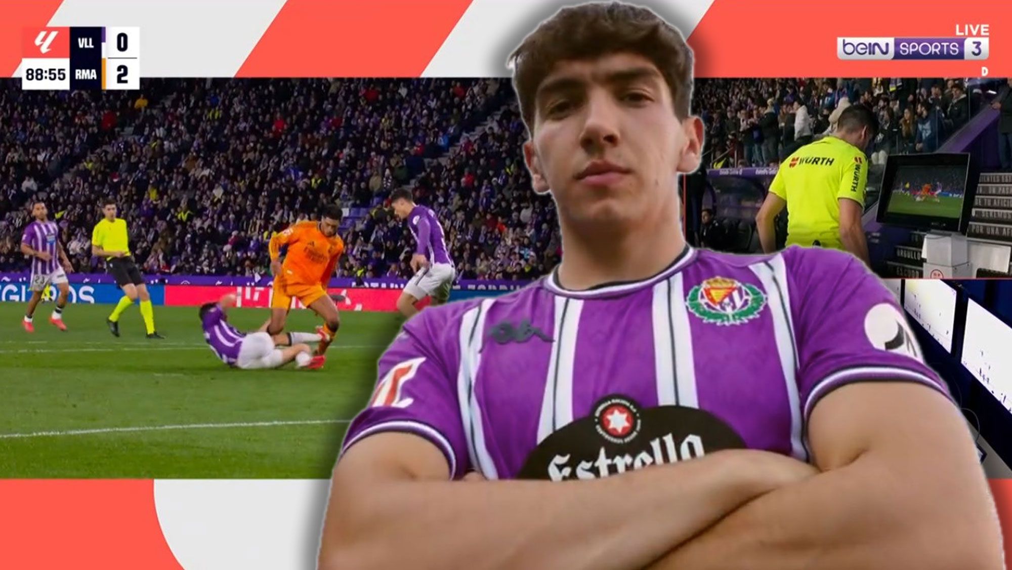 La reacción de Mario Martín en el vestuario tras el entradón que casi lesiona a Bellingham La reacción de Mario Martín en el vestuario tras el entradón que casi lesiona a Bellingham