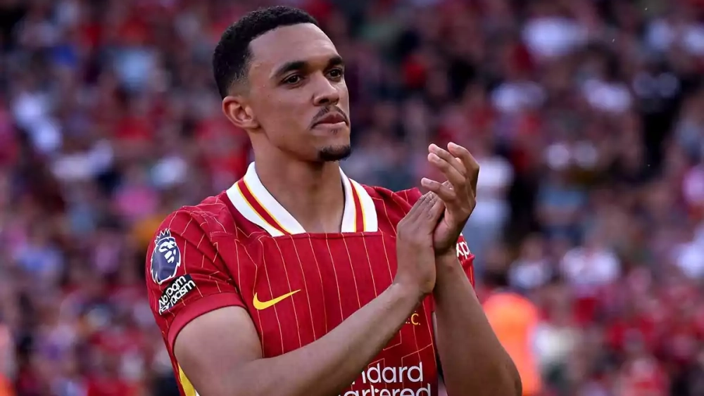 Alexander-Arnold durante un partido con el Liverpool. Alexander-Arnold durante un partido con el Liverpool.