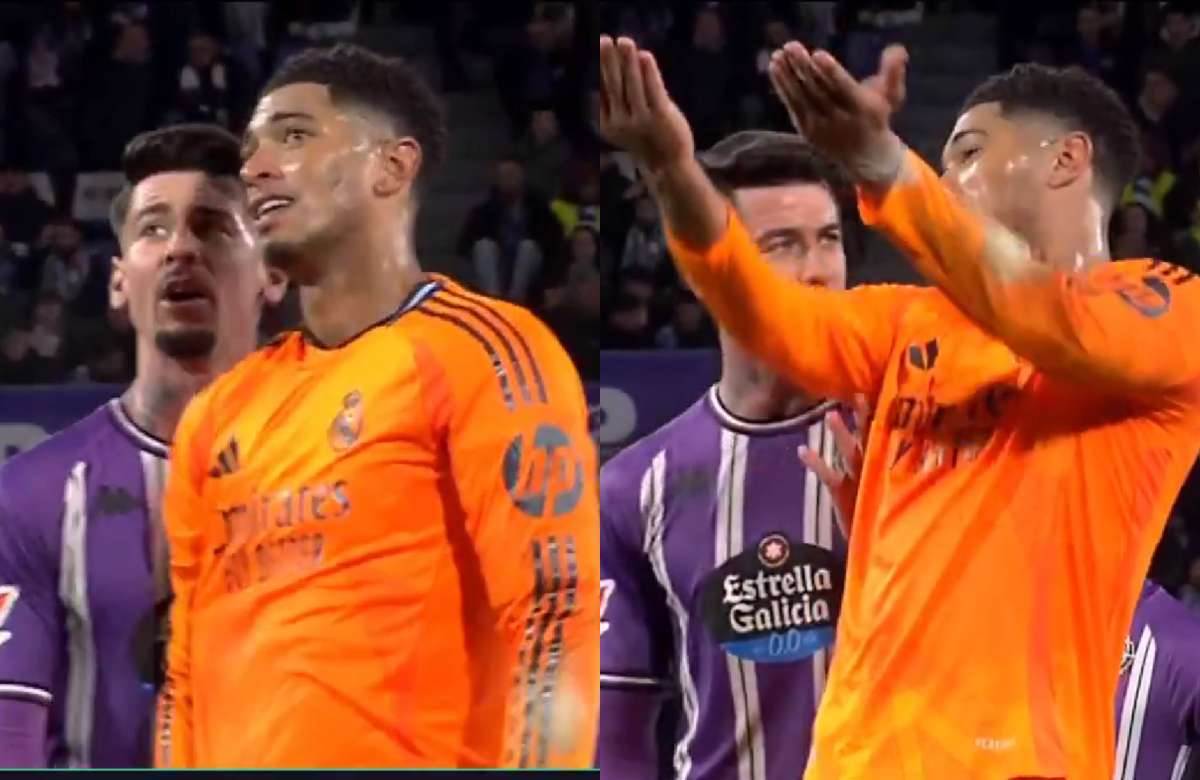 Bellingham y su conversación con un jugador del Valladolid