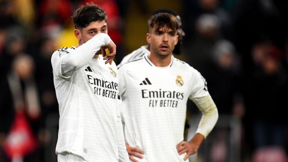 Fede Valverde y Raúl Asencio, en un partido de esta temporada con el Real Madrid. Fede Valverde y Raúl Asencio, en un partido de esta temporada con el Real Madrid.