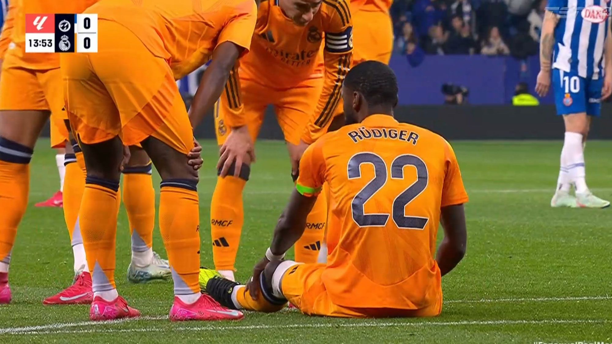 Saltan todas las alarmas en el Real Madrid, Antonio Rüdiger se sienta y requiere las asistencias