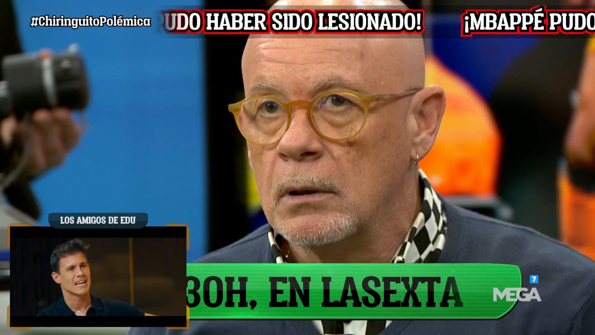 Alfredo Duro, muy enfadado, fue crítico con el arbitraje de Muñiz Ruiz en el Espanyol-Real Madrid, concretamente en la jugada en la que arrollaron a Kylian Mbappé.