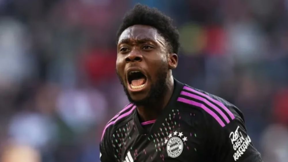 Alphonso Davies, celebrando un gol con el Bayern, club con el que ha renovado por cinco años más. Alphonso Davies, celebrando un gol con el Bayern, club con el que ha renovado por cinco años más.