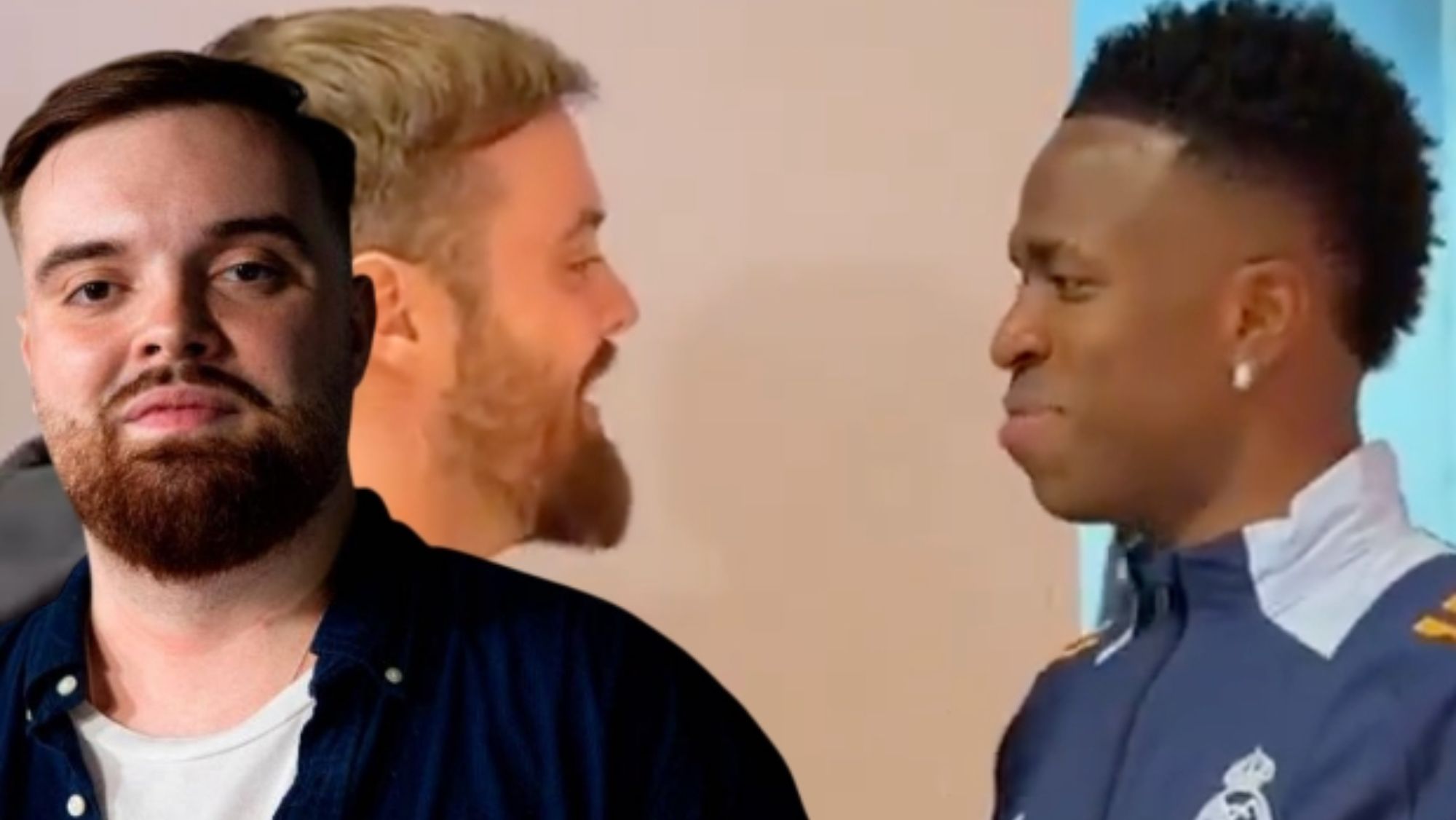 Ibai Llanos fue un protagonista inesperado en el partido del Real Madrid en Leganés y las cámaras le capturaron conversando con Vinicius Junior.