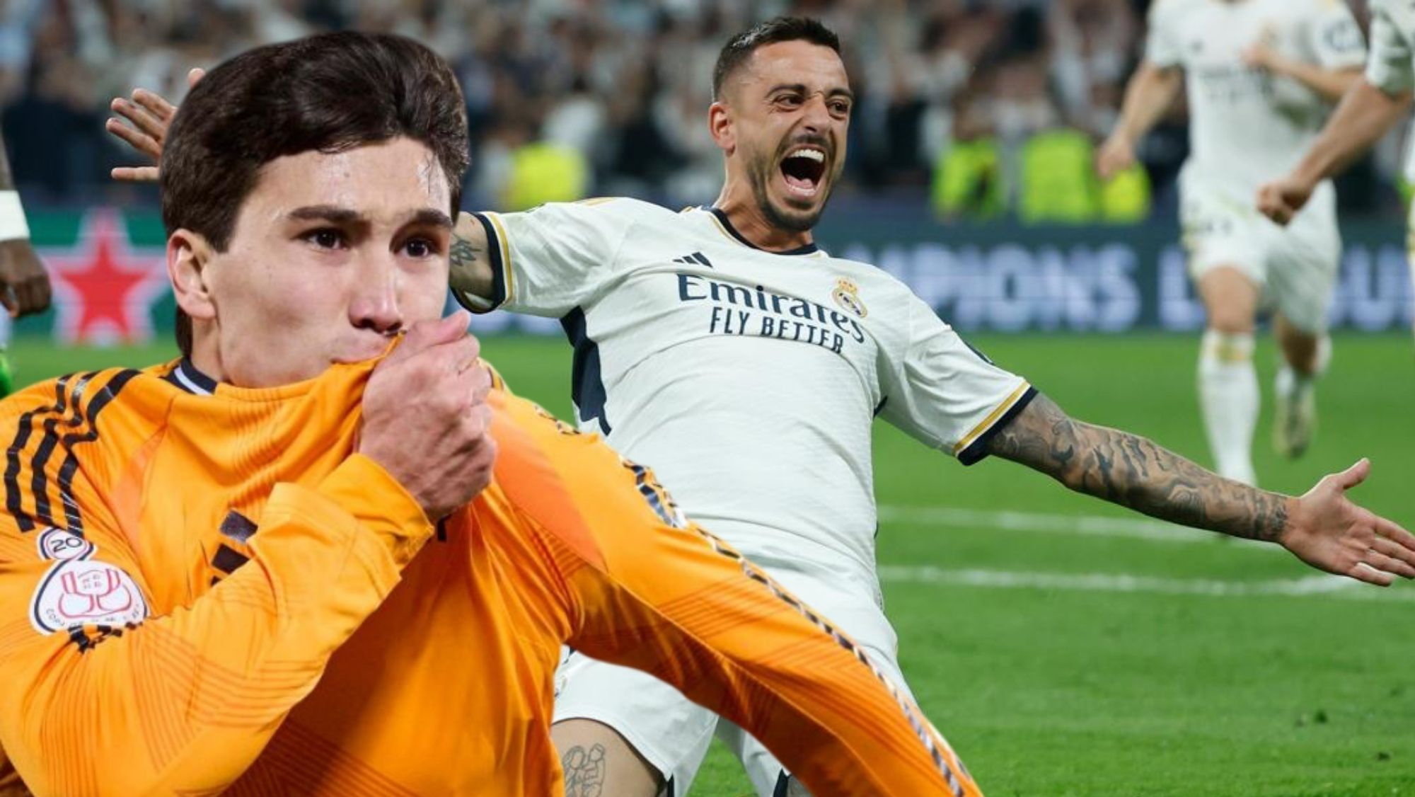 Joselu Mato se acordó del Real Madrid tras pasar a las semifinales de Copa después del gol de Gonzalo García.