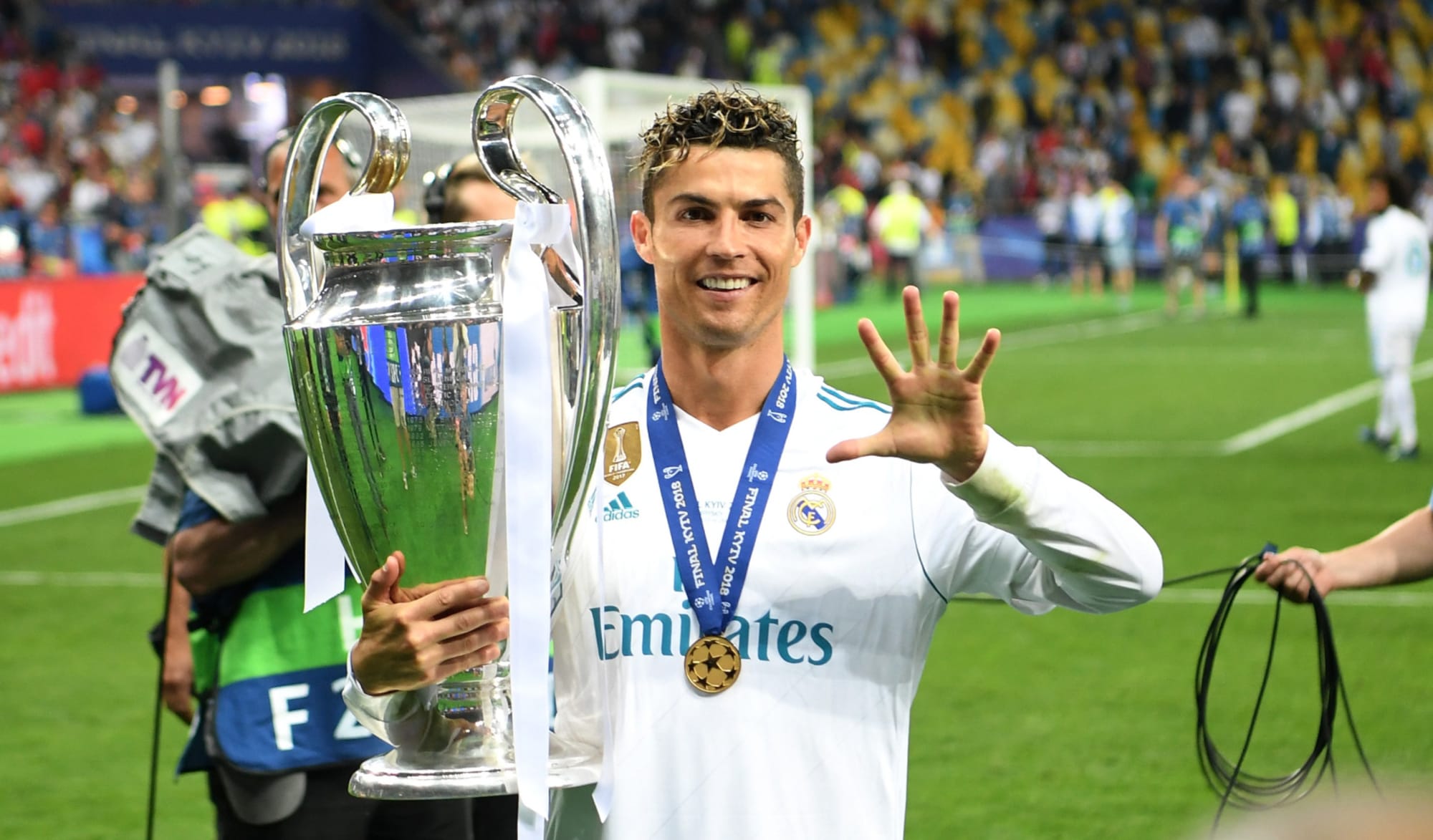 Cristiano Ronaldo logró 4 Ligas de Campeones en el Real Madrid