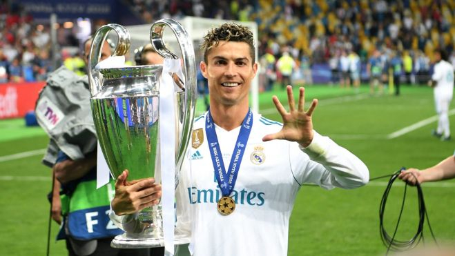 Cristiano Ronaldo logró 4 Ligas de Campeones en el Real Madrid