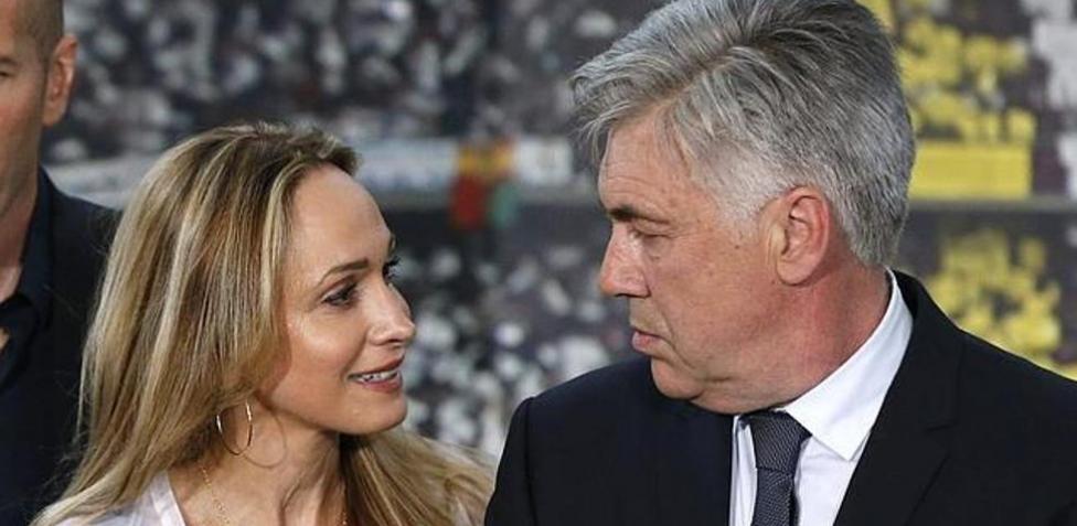 Carlo Ancelotti y Mariann Barrena